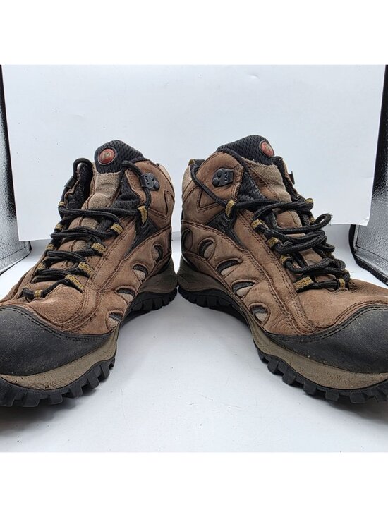 Merrell Radius Mid Mens Size 9 Cocoa Brown Waterproof Hiking Boots Camping main image 5